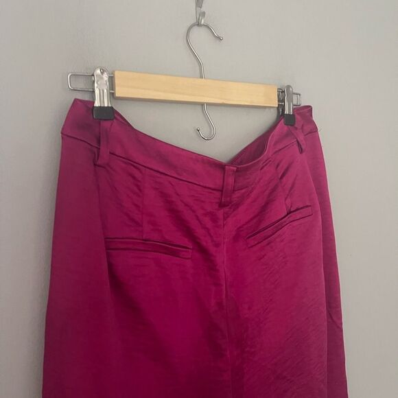 INC  Women's silky gaucho cullotte style  shorts magenta pink 10 nwt - Picture 5 of 8